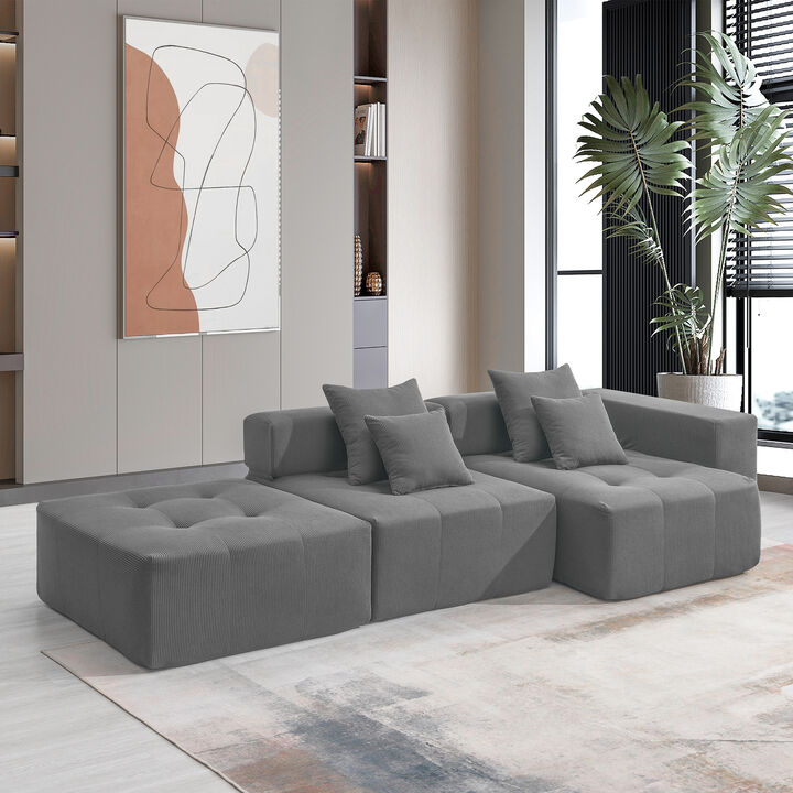Merax L Shaped Modular Sectional Sofa