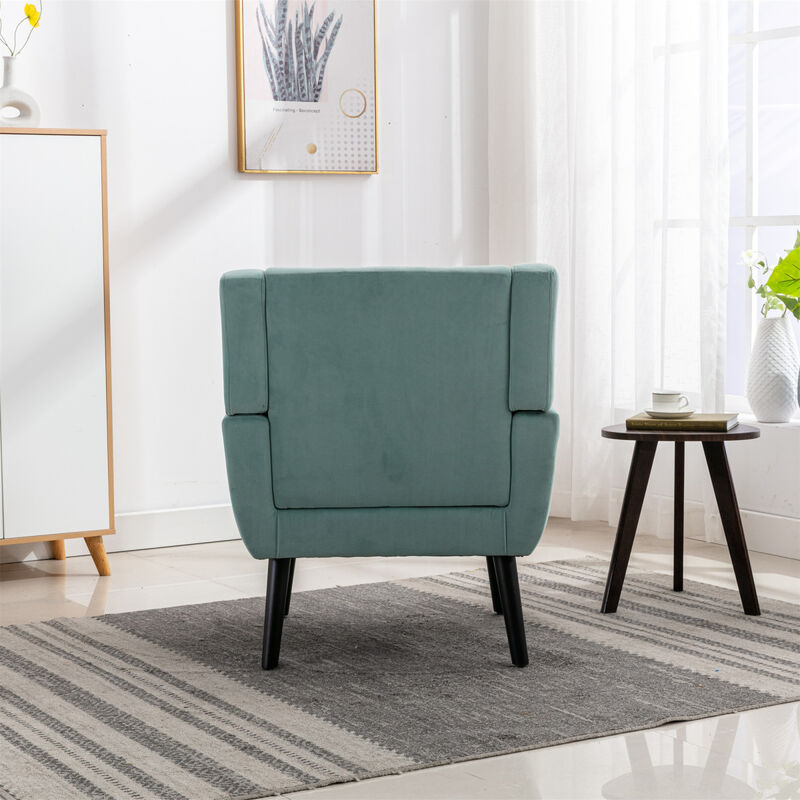 Modern Soft Velvet Material Ergonomics Accent Chair Living Room Chair Bedroom Chair Home Chair