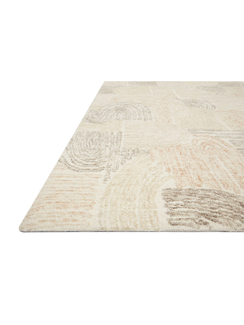 Milo MLO02 Peach/Pebble 8'6" x 12' Rug