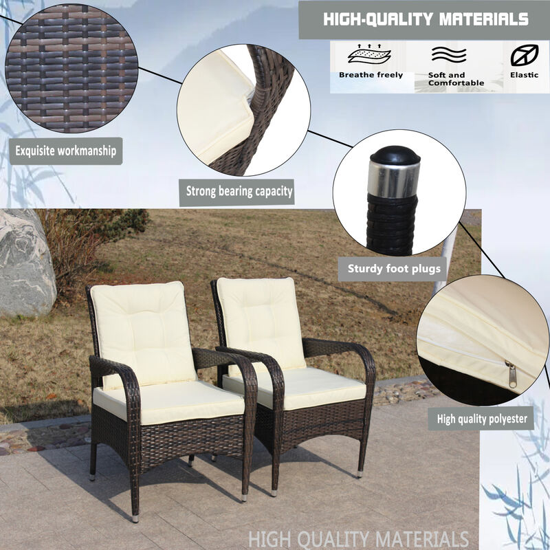 2-Piece Liberatore Dining Chairs With Cushions (Cushion)