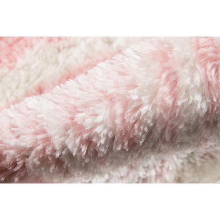 Novogratz Contemporary Rectangle Area Rug, Pink, 7'6 X 9'6