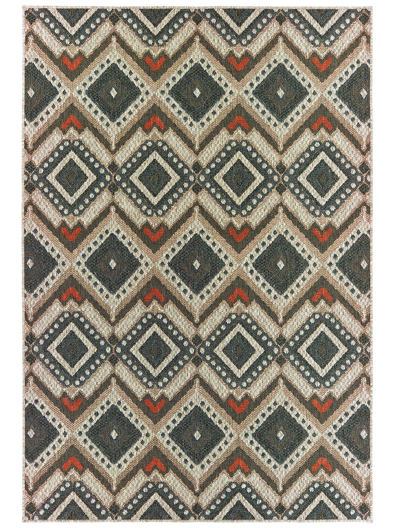 Latitude 3'3" x 5' Grey Rug