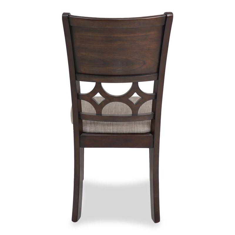 New Classic Furniture Mitchell 5-Piece Transitional Wood Dining Set in Cherry