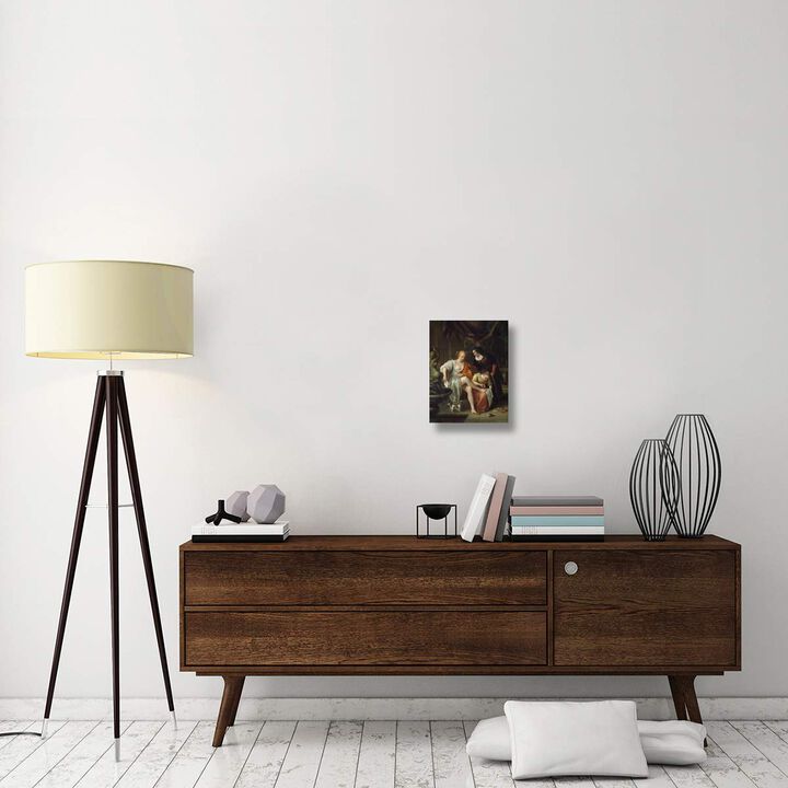 Bathsheba After the Bath-Canvas Art-12x16