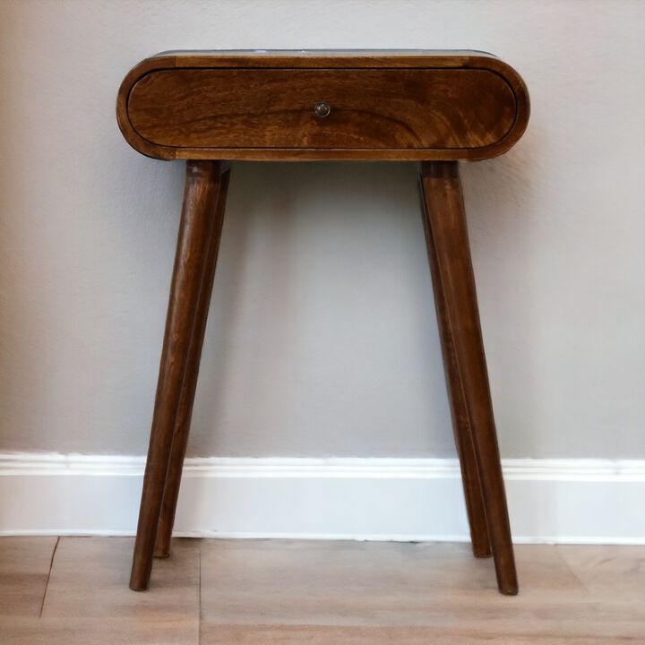Mini Round Chestnut Console