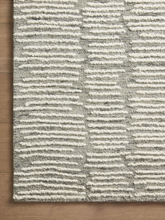Tallulah TLL-04 Stone / Ivory 18" x 18" Sample Rug by