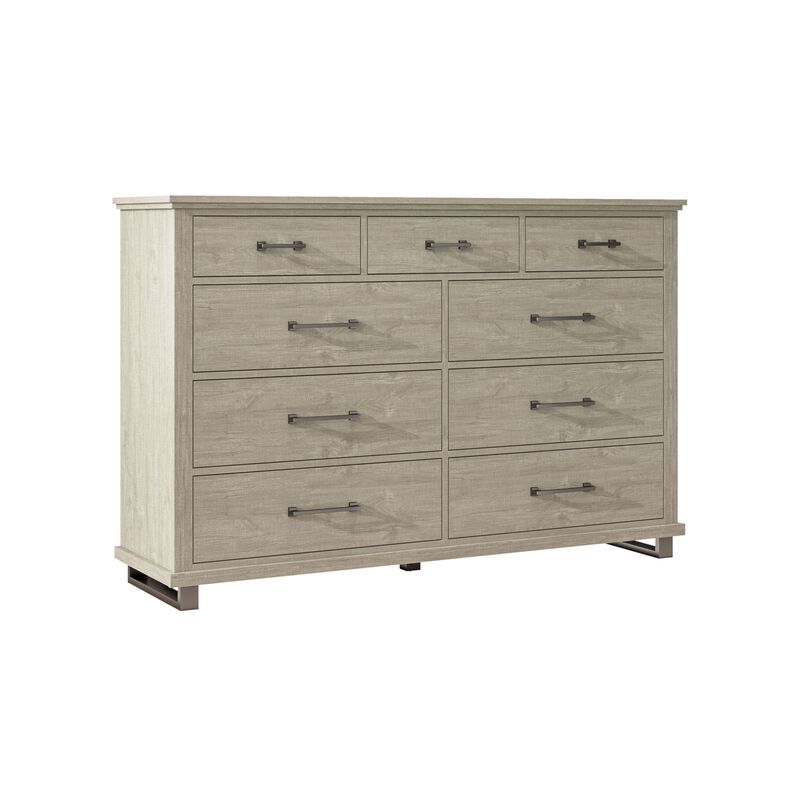 FESTIVO 64 in. Wide 9-Drawer Dresser