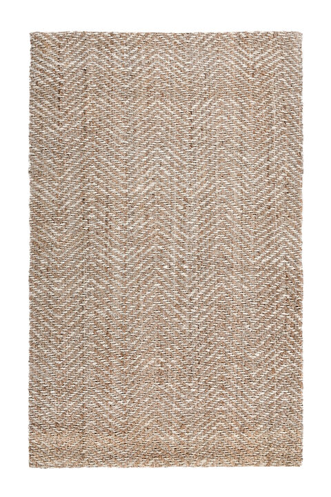 Herringbone Nat/Ivory 8x10