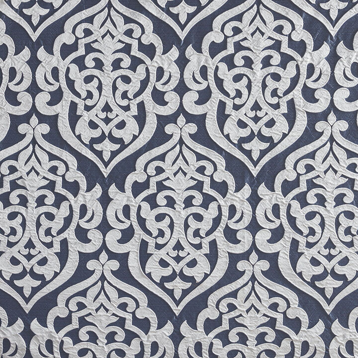 Gracie Mills Pineda Damask Jacquard Shower Curtain