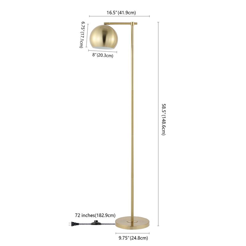 Eva Modern Contemporary Iron LED Floor Lamp