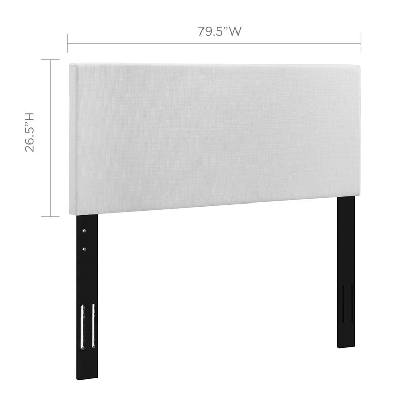 Modway - Taylor King and California King Upholstered Linen Fabric Headboard
