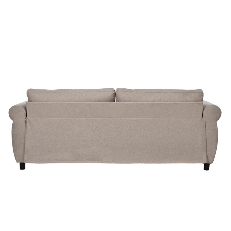 80.7" 2In1 Sofa Bed Sleeper With Large Mattress(63"X70.9x3.3 Inch), For Living Room Spaces Bedroom