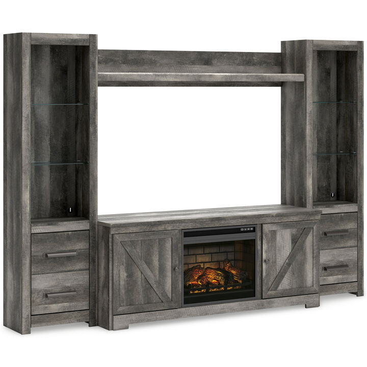 Wynnlow 4PC Entertainment Center