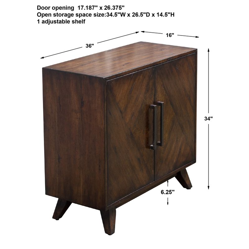 Liri Mid-Century Accent Cabinet