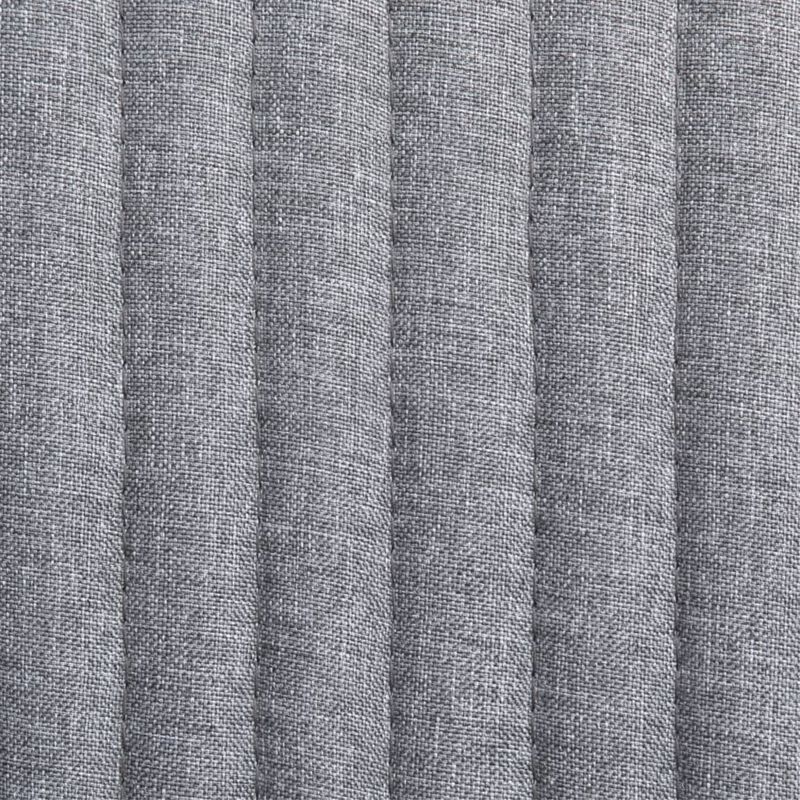 vidaXL Dining Chairs 2 pcs Light Gray Fabric