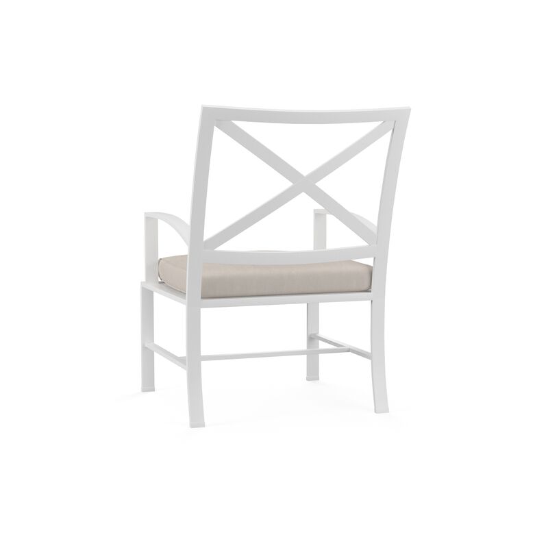 Bristol Dining Chair in Canvas Flax w/ Self Welt