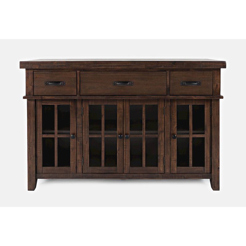 Jofran Mission Viejo Distressed 3 Drawer Server