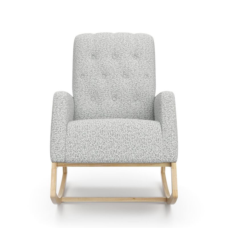 Storkcraft Northern Lights Nursery Rocker - Natural/Salt and Pepper Boucle