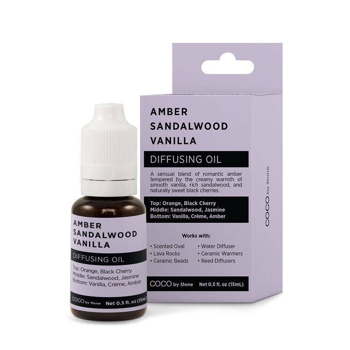 Diffusing Oil - Amber, Sandalwood, Vanilla