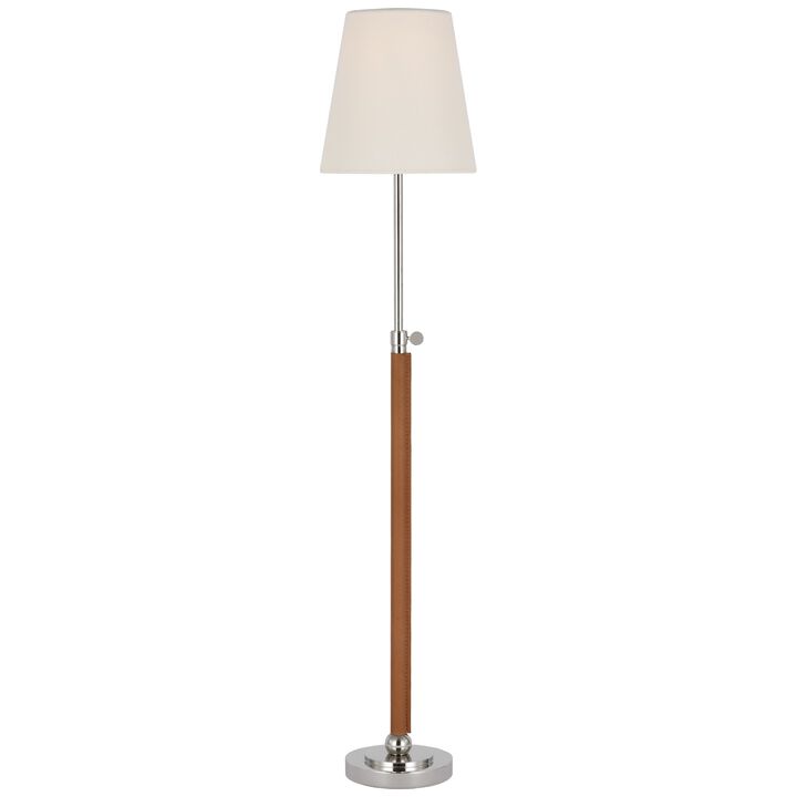 Bryant Wrapped Table Lamp in Polished Nickel