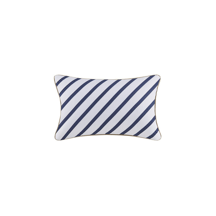 Gracie Mills Eudora 4-Piece Classic Stripes Comforter Set