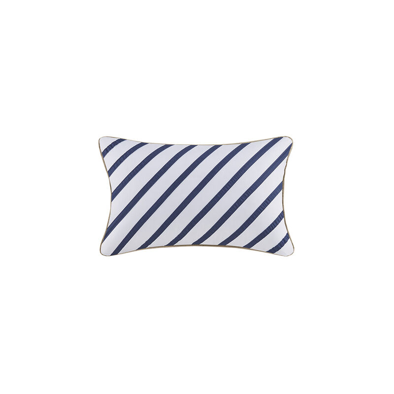Gracie Mills Eudora 4-Piece Classic Stripes Comforter Set