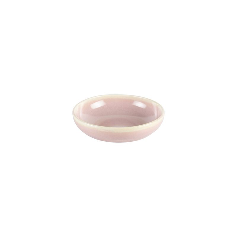 Pink Pott dia.7.25" h:1.75" 22 oz. Round Pink Porcelain Bowl (Set of 4)
