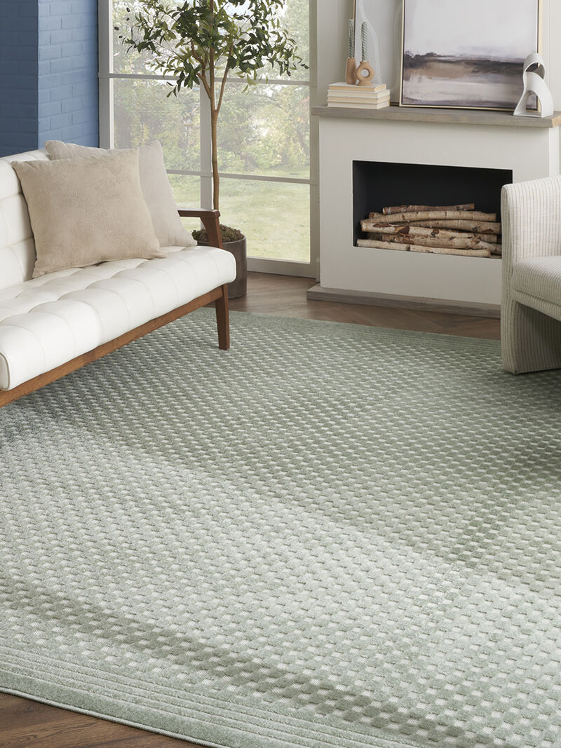 Care Free CAF02 Green 7'10" x 9'10" Rug