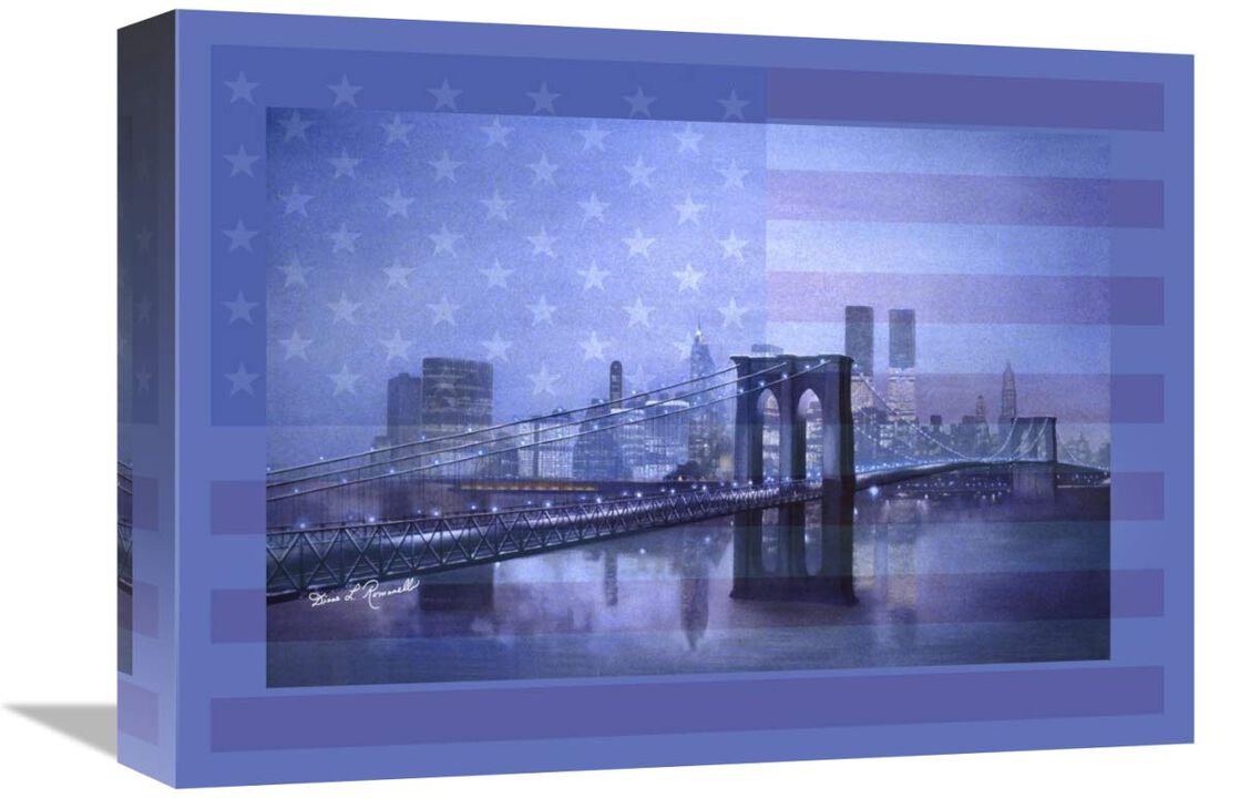 America Forever-Canvas Art-16x12