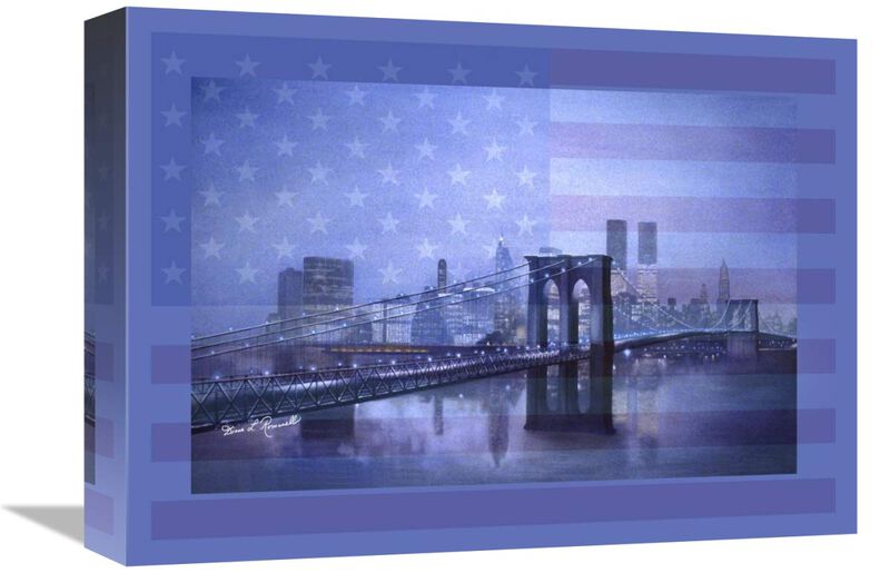 America Forever-Canvas Art-16x12