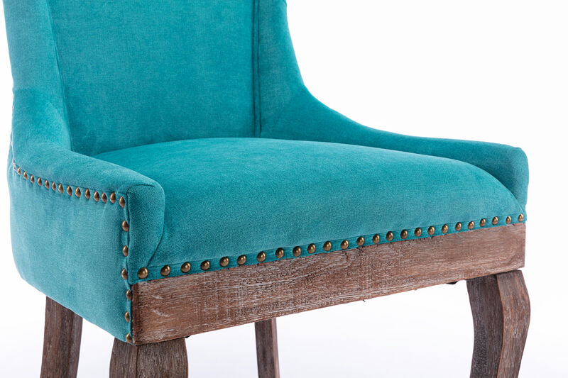 Ultra Side Dining Chair, Thickened Fabric Chairs With Neutrally Toned Solid Wood