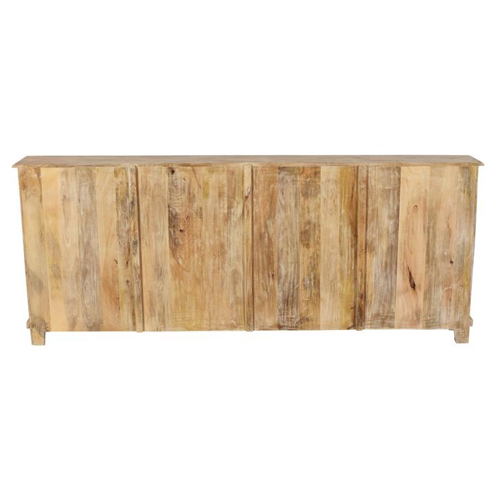 Alex Hamilton Jenna 6 Door Sideboard in a Natural Finish on Solid Mango Wood
