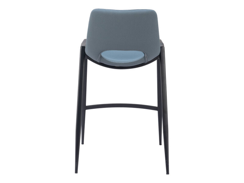 Desi Counter Stool (Set of 2) Azure Gray