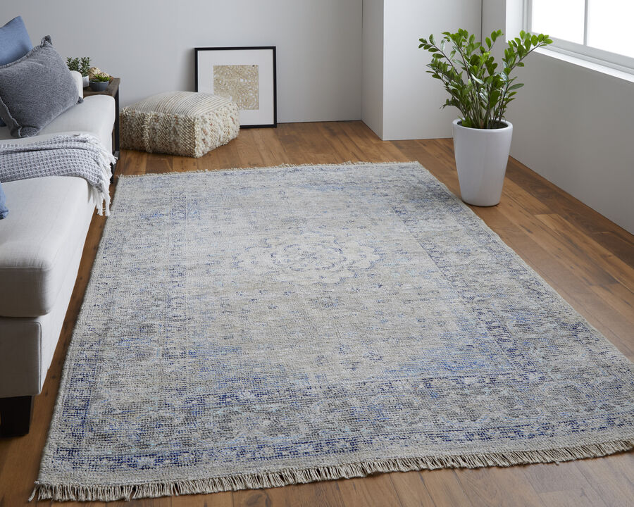 Caldwell 8108F Gray/Blue/Ivory 2' x 3' Rug