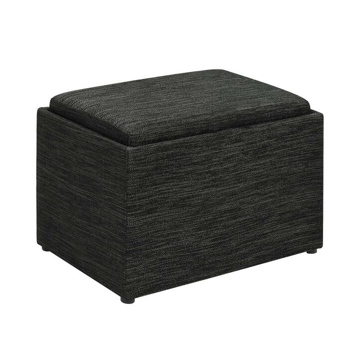 Convience Concept, Inc. Designs4Comfort Accent Storage Ottoman with Reversible Tray