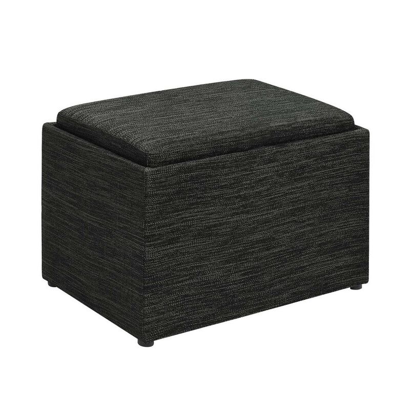 Convience Concept, Inc. Designs4Comfort Accent Storage Ottoman with Reversible Tray