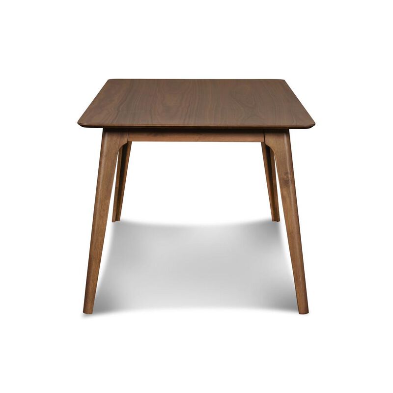 New Classic Furniture Furniture Oscar 59 Solid Wood Retangular Dining Table in Walnut