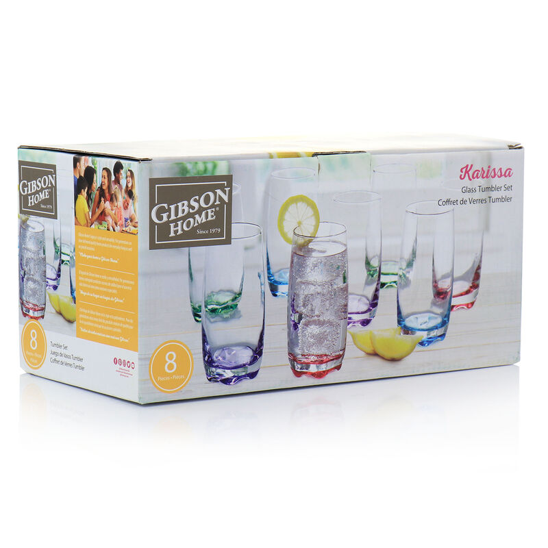 Karissa 8-Piece Glass Tumbler Set