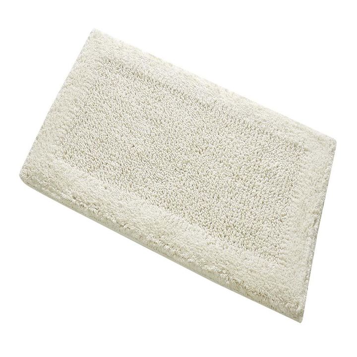 Knightsbridge Naples 220 GSF Non Skid Back Bath Rug 17 x 24 - Ivory
