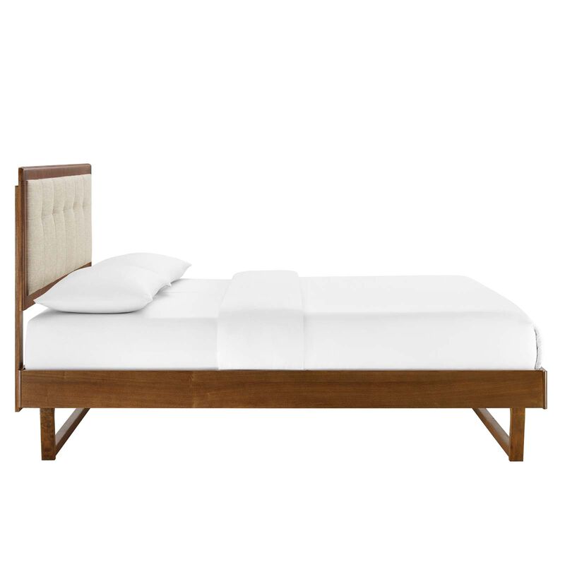 Modway - Willow Queen Wood Platform Bed with Angular Frame