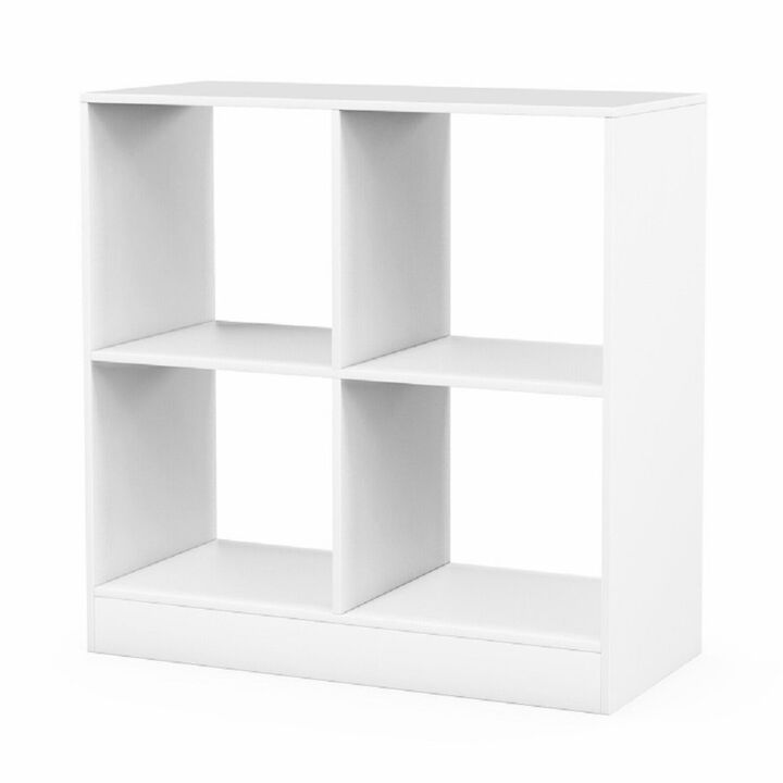 4-Cube Kids Bookcase with Open Shelves