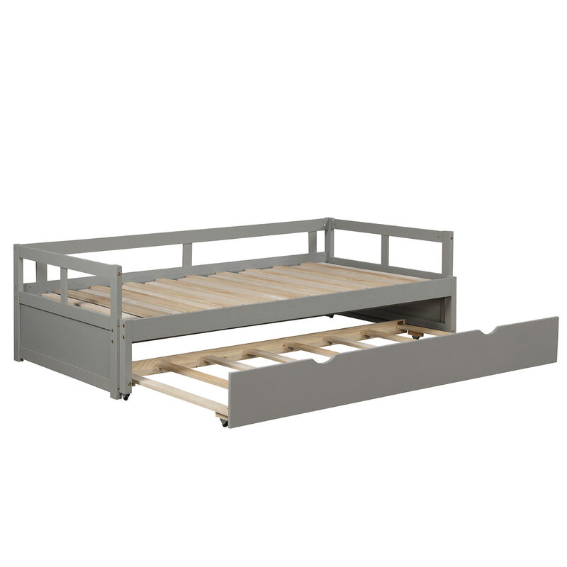 Merax Extending Daybed with Trundle