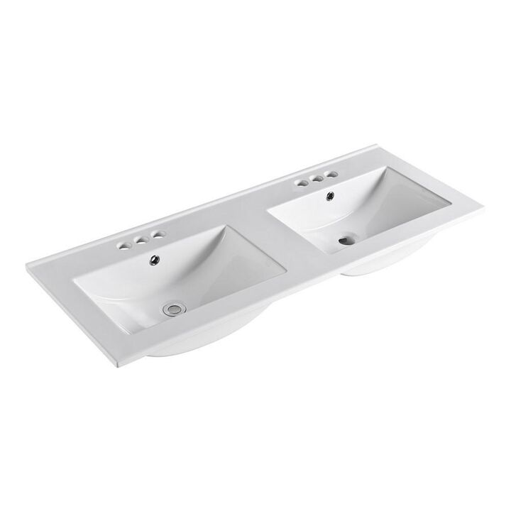 BELLATERRA HOME LLC 48 in. Double Sink Ceramic top
