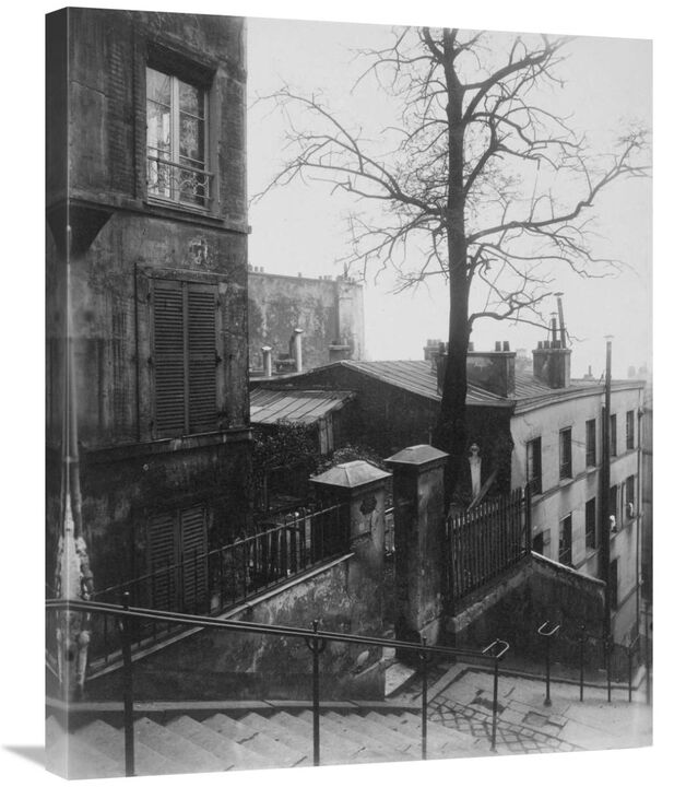 Paris, 1921 - Staircase, Montmartre-Canvas Art-24x30