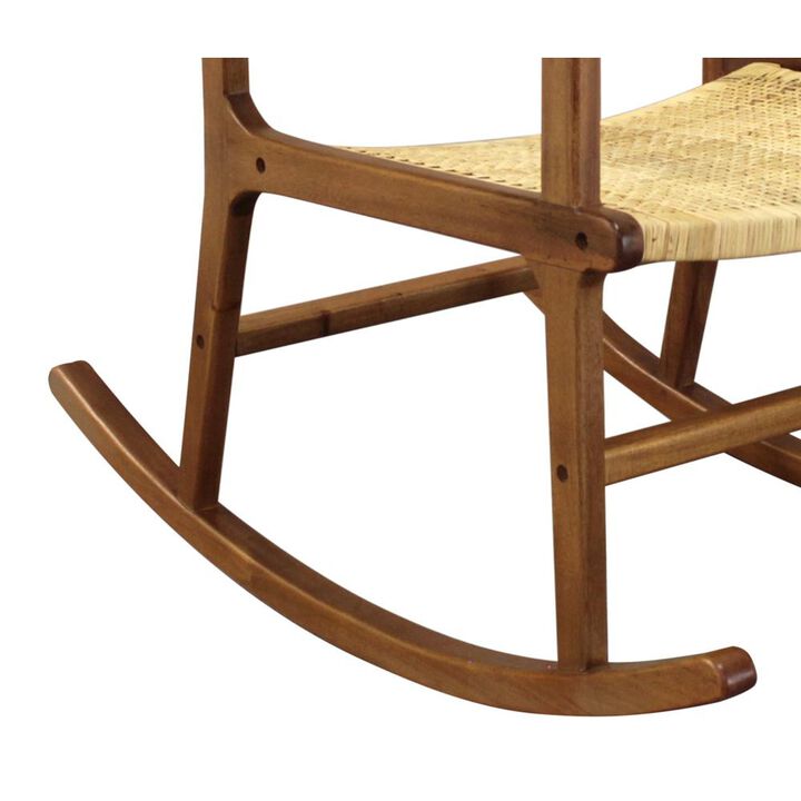 Carolina Living Karson Rocking Chair - Caramel