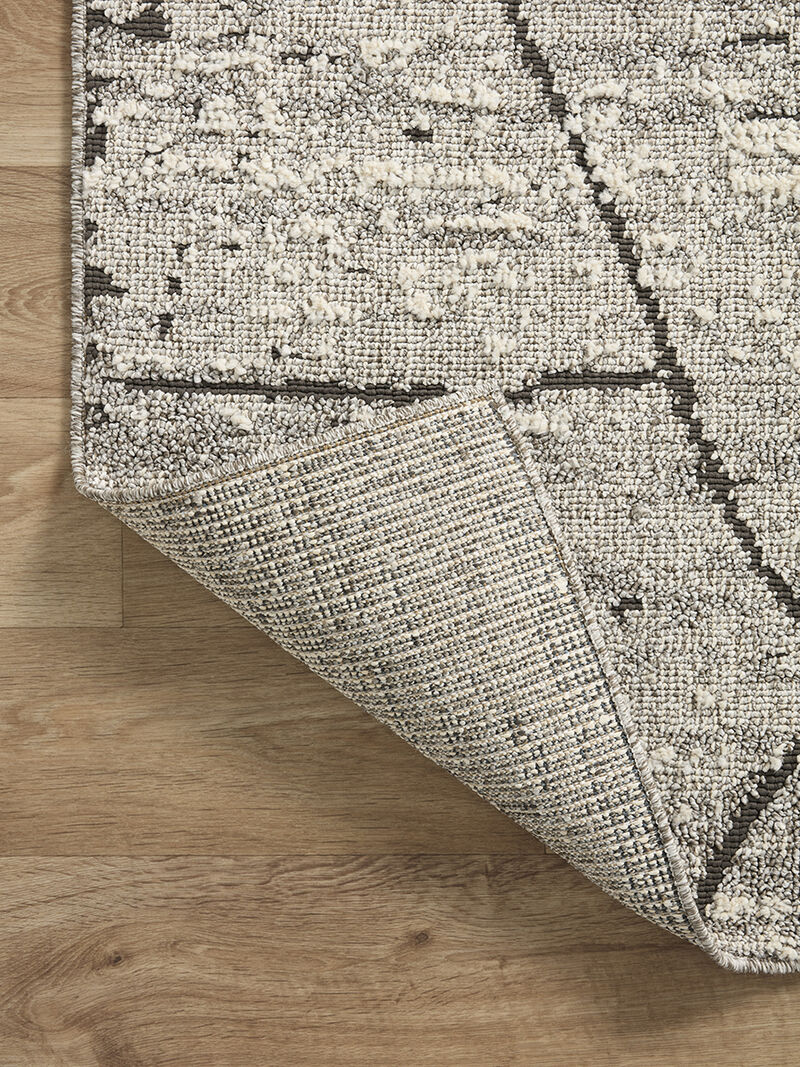 Fabian FAB04 Grey/Charcoal 4' x 6' Rug