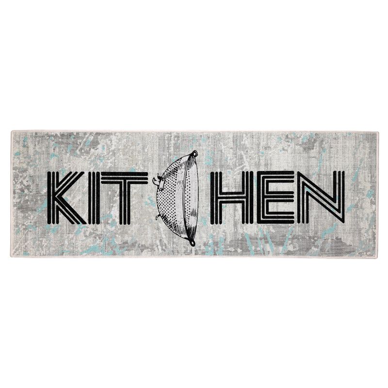 SUSSEXHOME Non Skid 70 % Cotton Washable Kitchen Runner Rug - 20 x 59 Inches