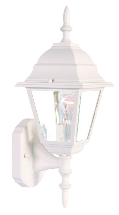 Hivvago Distressed White Swing Arm Outdoor Wall Light
