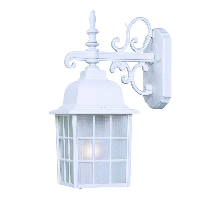 Hivvago White Window Pane Lantern Wall Light