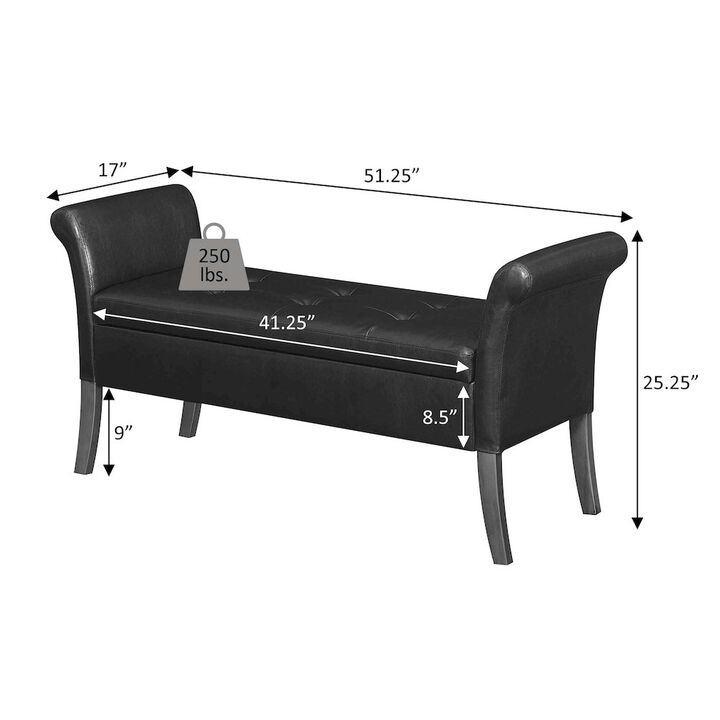 Convience Concept, Inc. Designs4Comfort Garbo Storage Bench